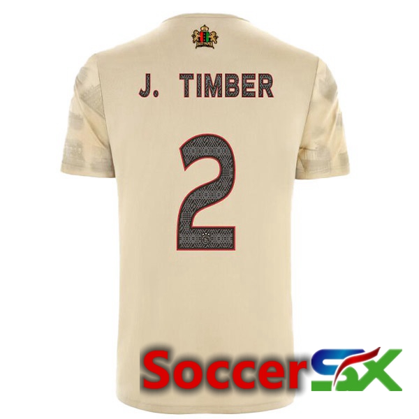 AFC Ajax (J. Timber 2) Third Jersey Brown 2022/2023