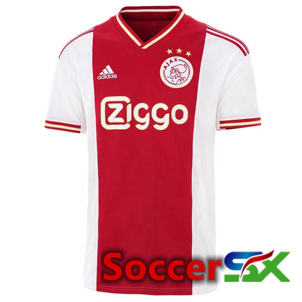 AFC Ajax Home Jersey White Red 2022 2023