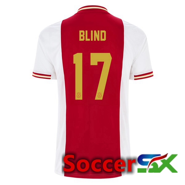 AFC Ajax (Blind 17) Home Jersey White Red 2022 2023
