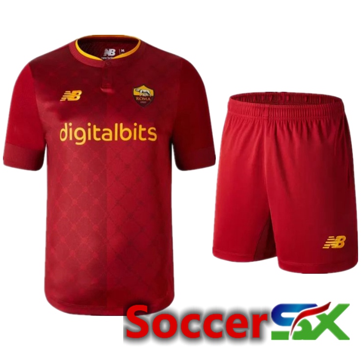 AS Roma Home Jersey + Shorts 2022/2023