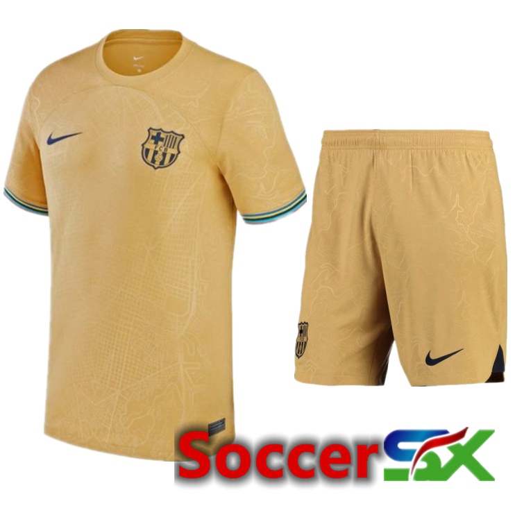FC Barcelona Away Jersey + Shorts 2022/2023