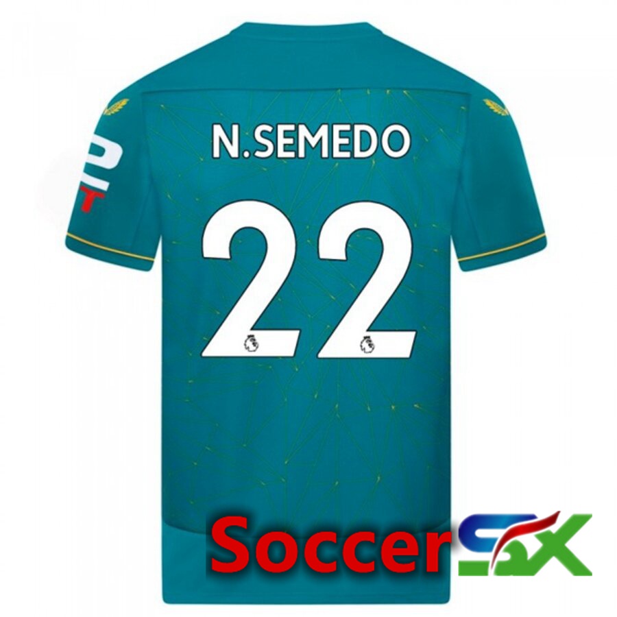 Wolves (N. SEMEDO 22) Away Jersey 2022/2023