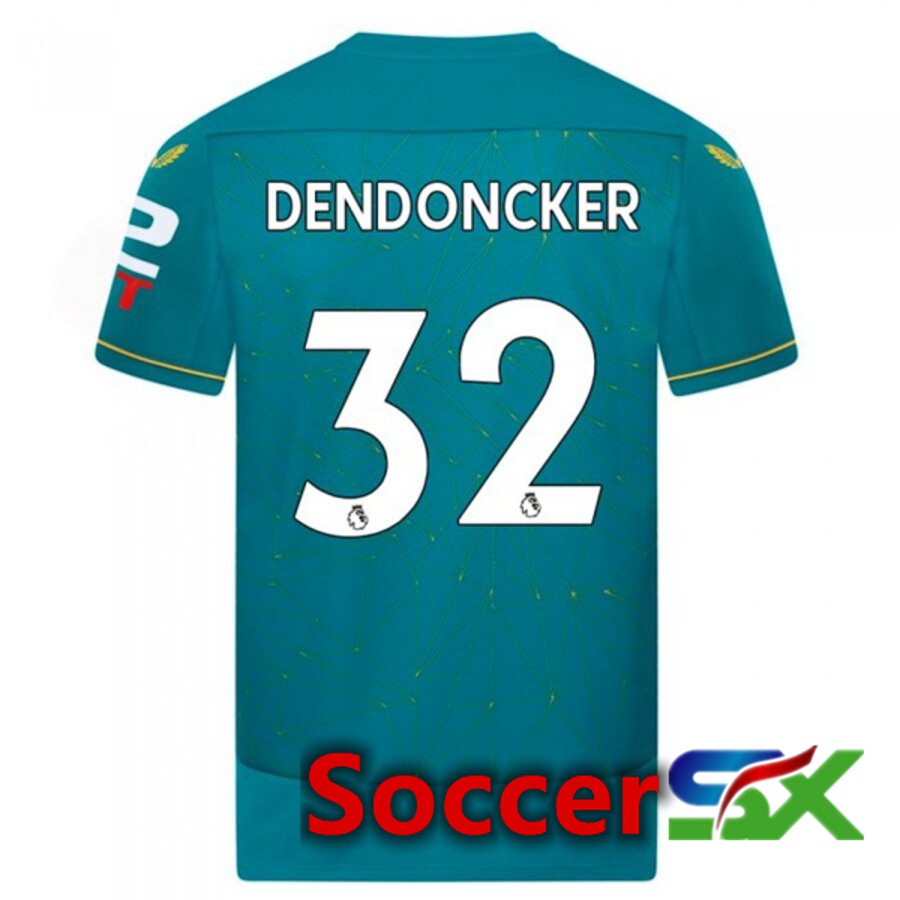 Wolves (DENDONCKER 32) Away Jersey 2022/2023