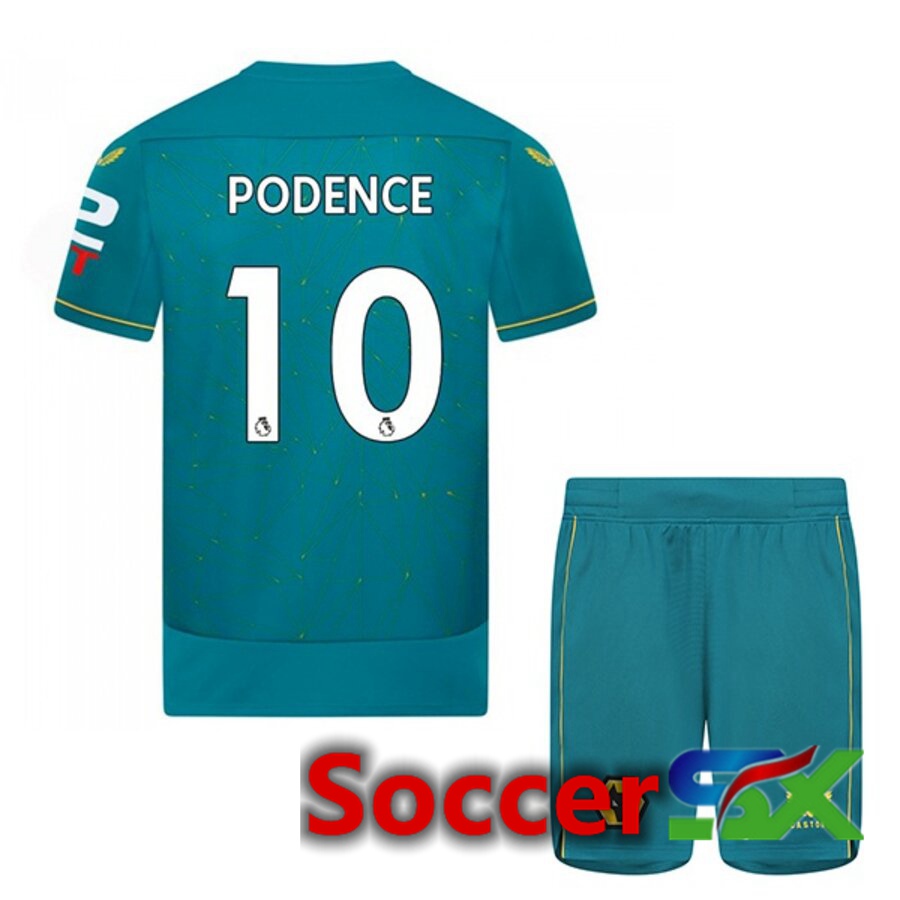 Wolves (PODENCE 10) Kids Away Jersey 2022/2023