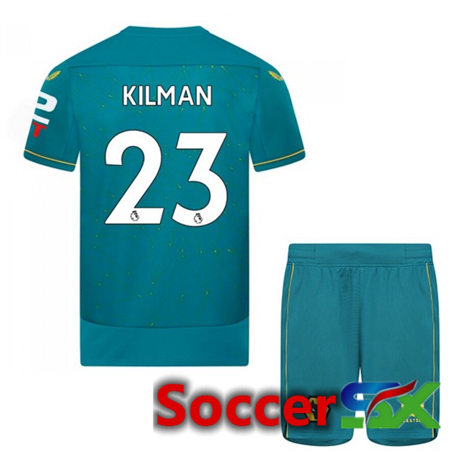 Wolves (KILMAN 23) Kids Away Jersey 2022/2023