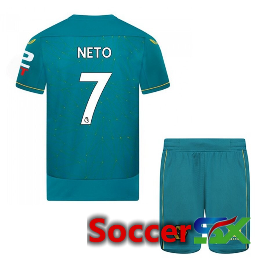 Wolves (NETO 7) Kids Away Jersey 2022/2023