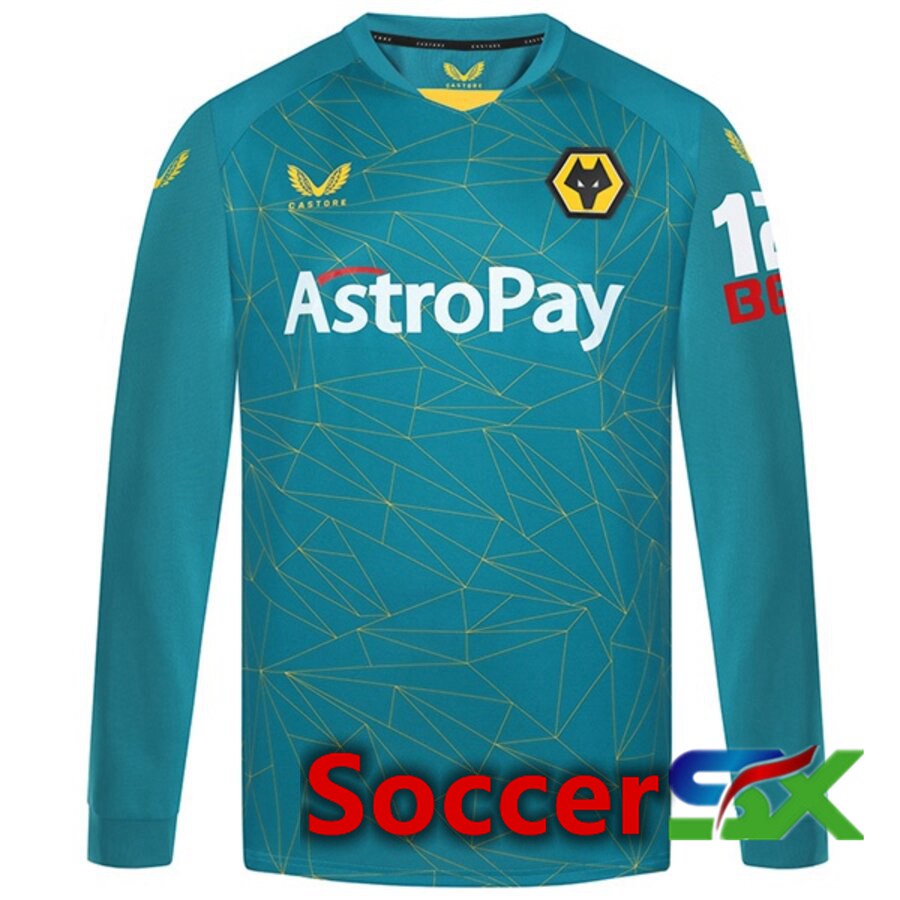 Wolves Away Jersey Long sleeve 2022/2023