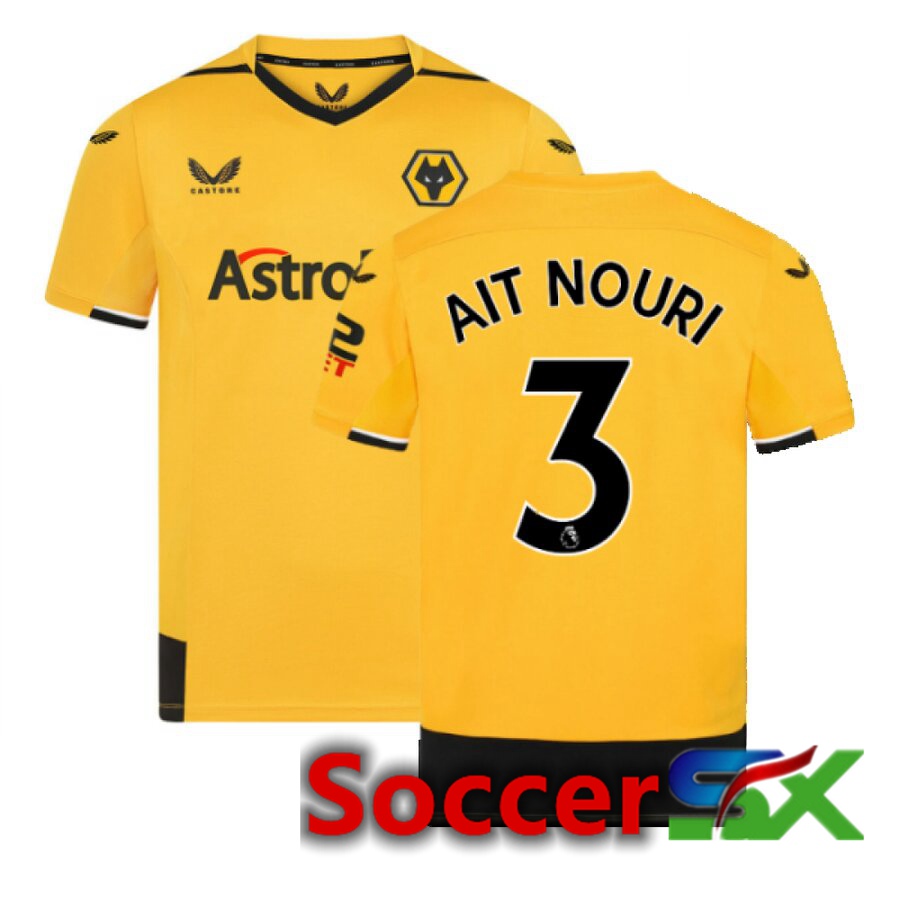 Wolves (AIT-NOURI 3) Home Jersey 2022/2023