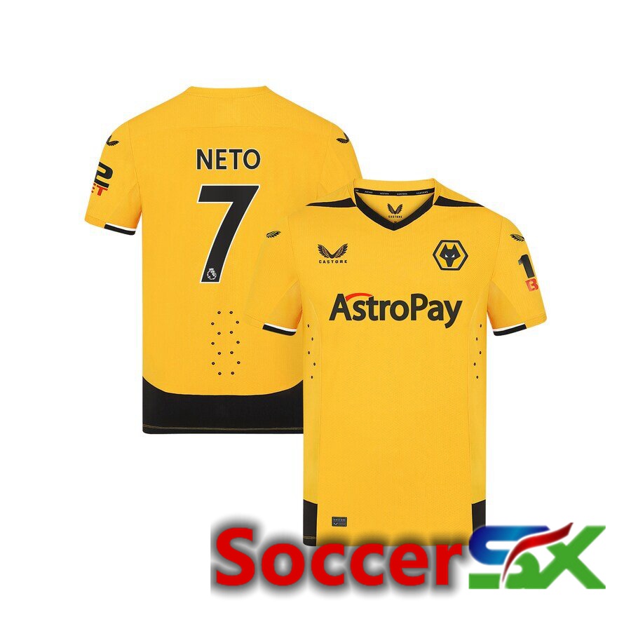 Wolves (NETO 7) Home Jersey 2022/2023
