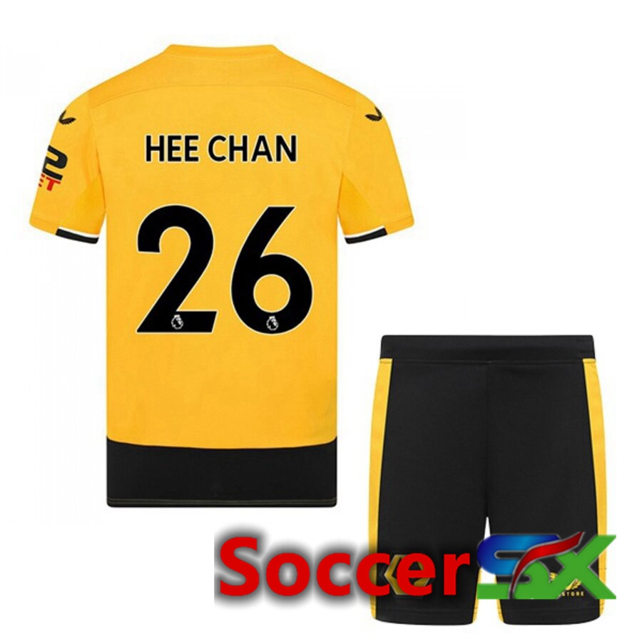 Wolves (HEE CHAN 26) Kids Home Jersey 2022/2023