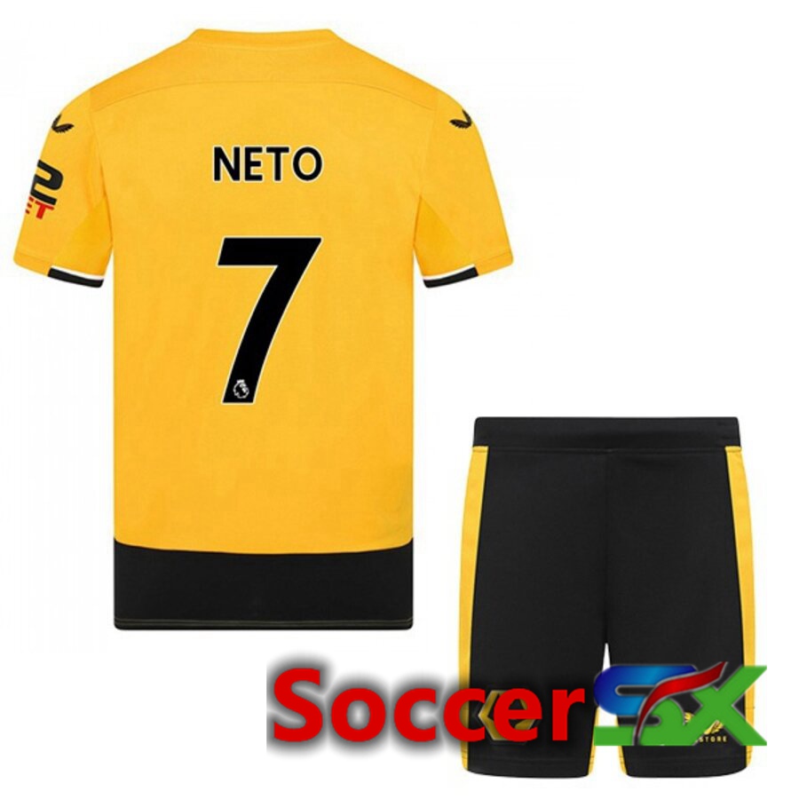 Wolves (NETO 7) Kids Home Jersey 2022/2023