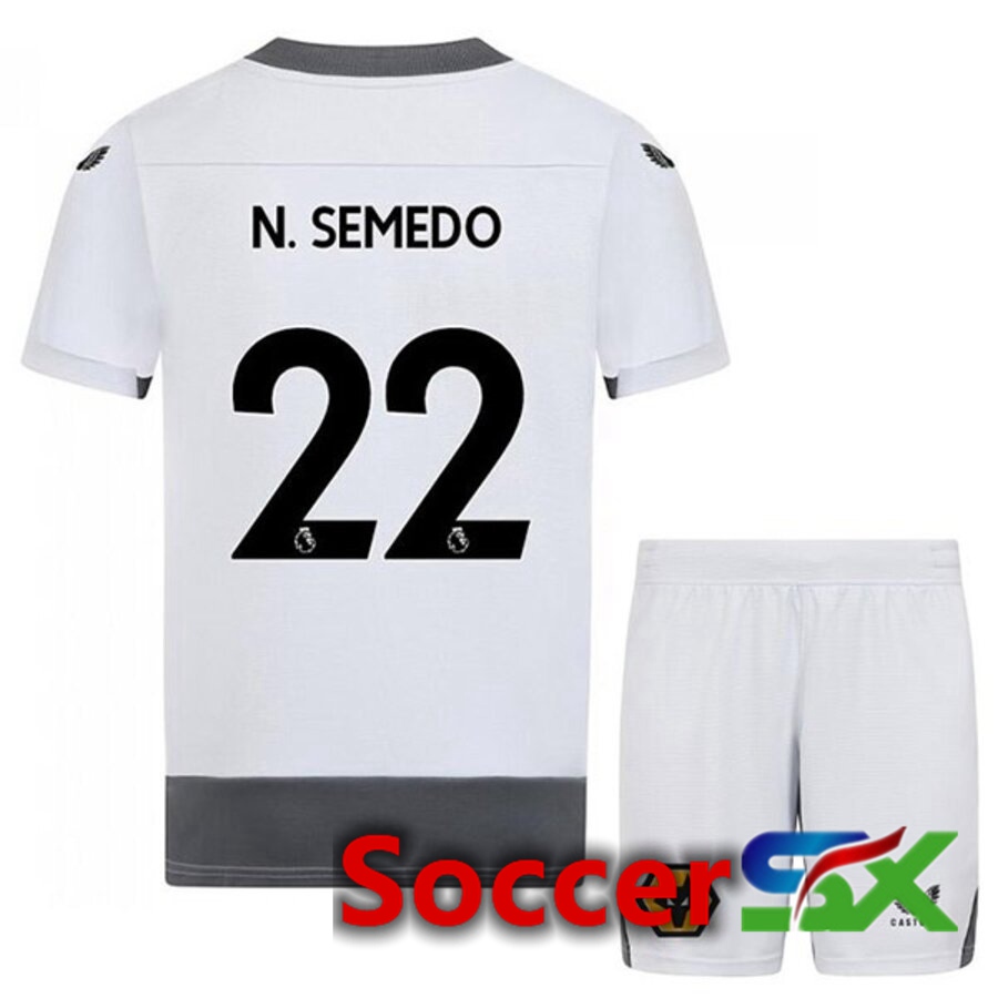 Wolves (N. SEMEDO 22) Kids Third Jersey 2022/2023
