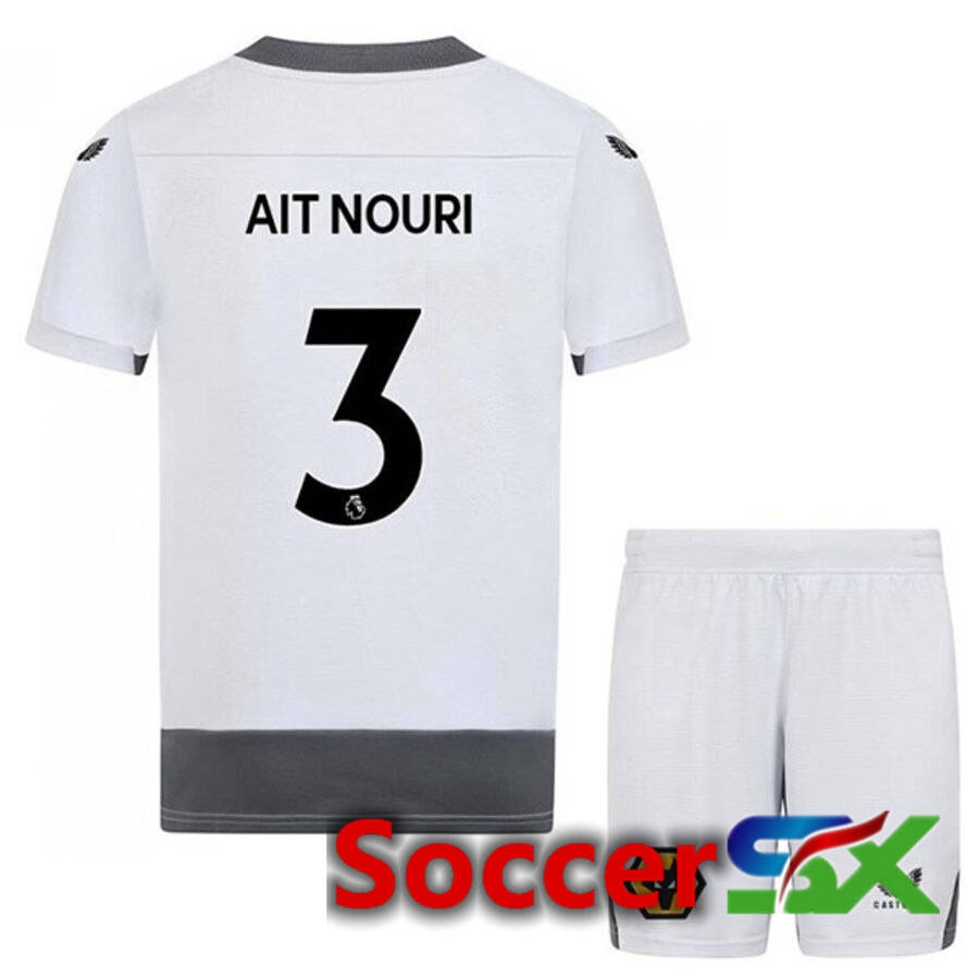 Wolves (AIT-NOURI 3) Kids Third Jersey 2022/2023