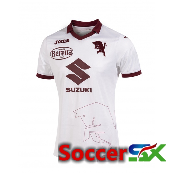 Torino FC Away Jersey White 2022/2023