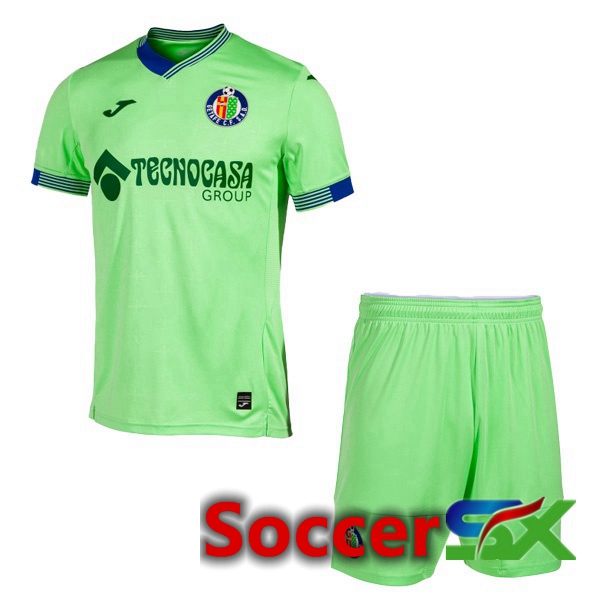FC Getafe CF Kids Third Jersey Green 2022 2023