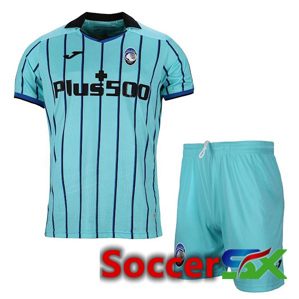 Atalanta Kids Third Jersey Blue 2022 2023