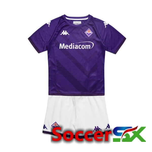 ACF Fiorentina Kids Home Jersey Purple 2022/2023