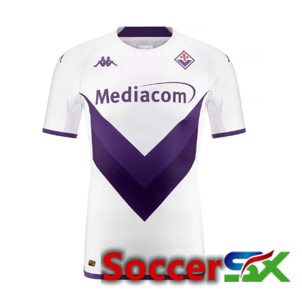 ACF Fiorentina Away Jersey White 2022/2023