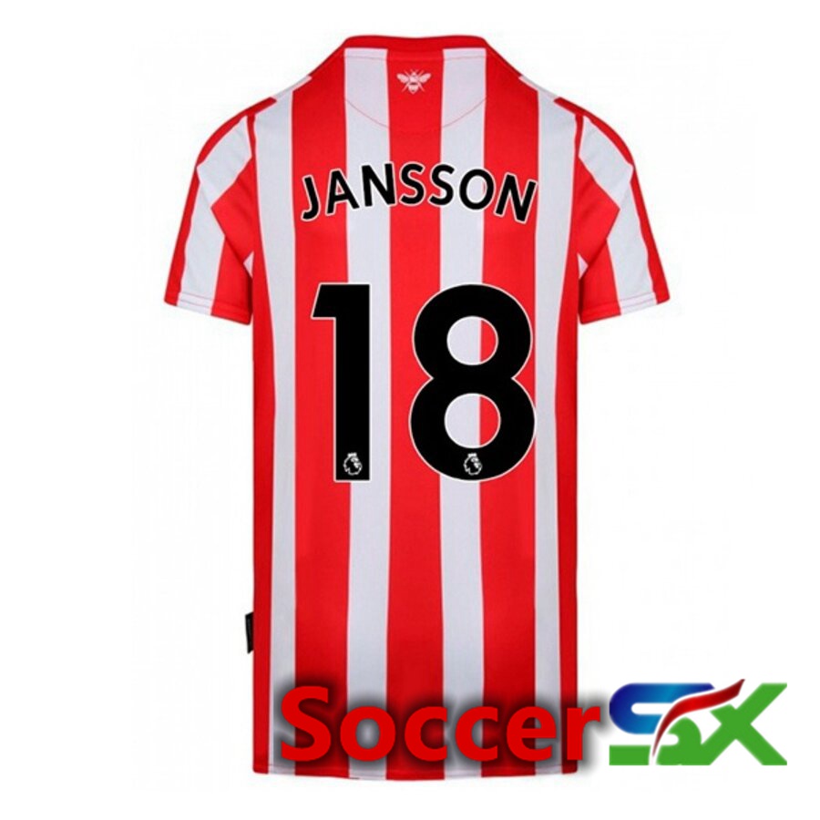 Brentford FC (JANSSON 18) Home Jersey 2022/2023