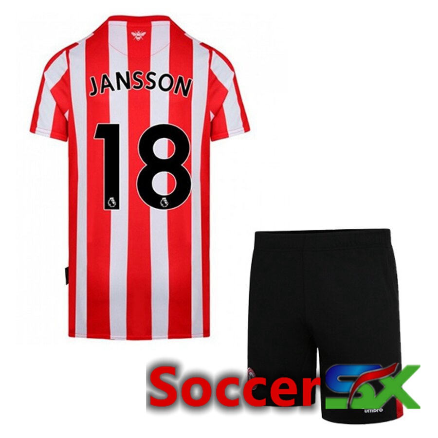 Brentford FC (JANSSON 18) Away Jersey 2022/2023