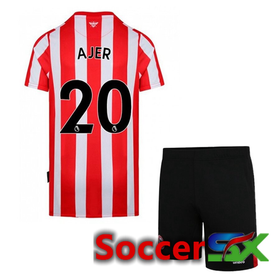 Brentford FC (AJER 20) Kids Home Jersey 2022/2023