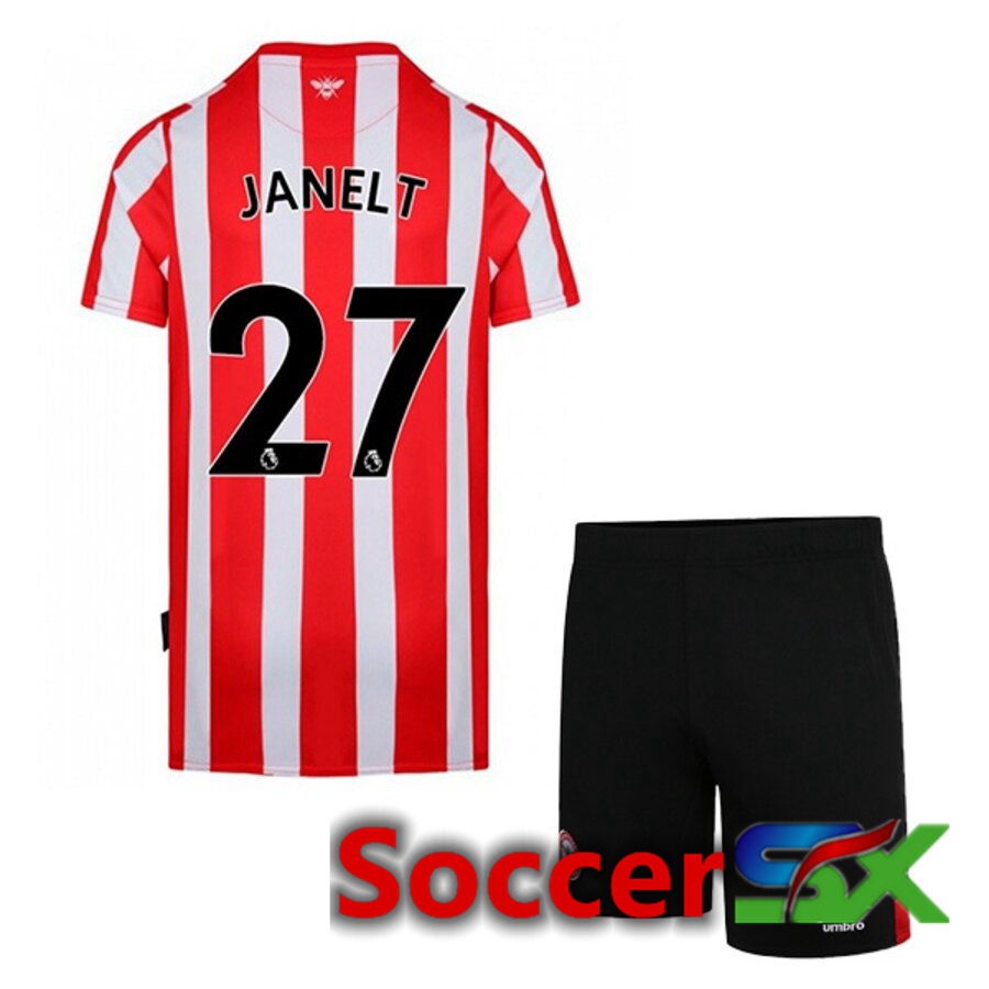 Brentford FC (JANELT 27) Kids Home Jersey 2022/2023