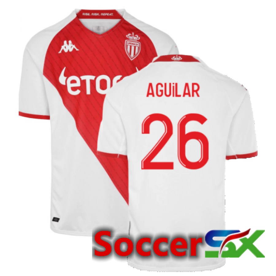 AS Monaco (Aguilar 26) Home Jersey 2022/2023