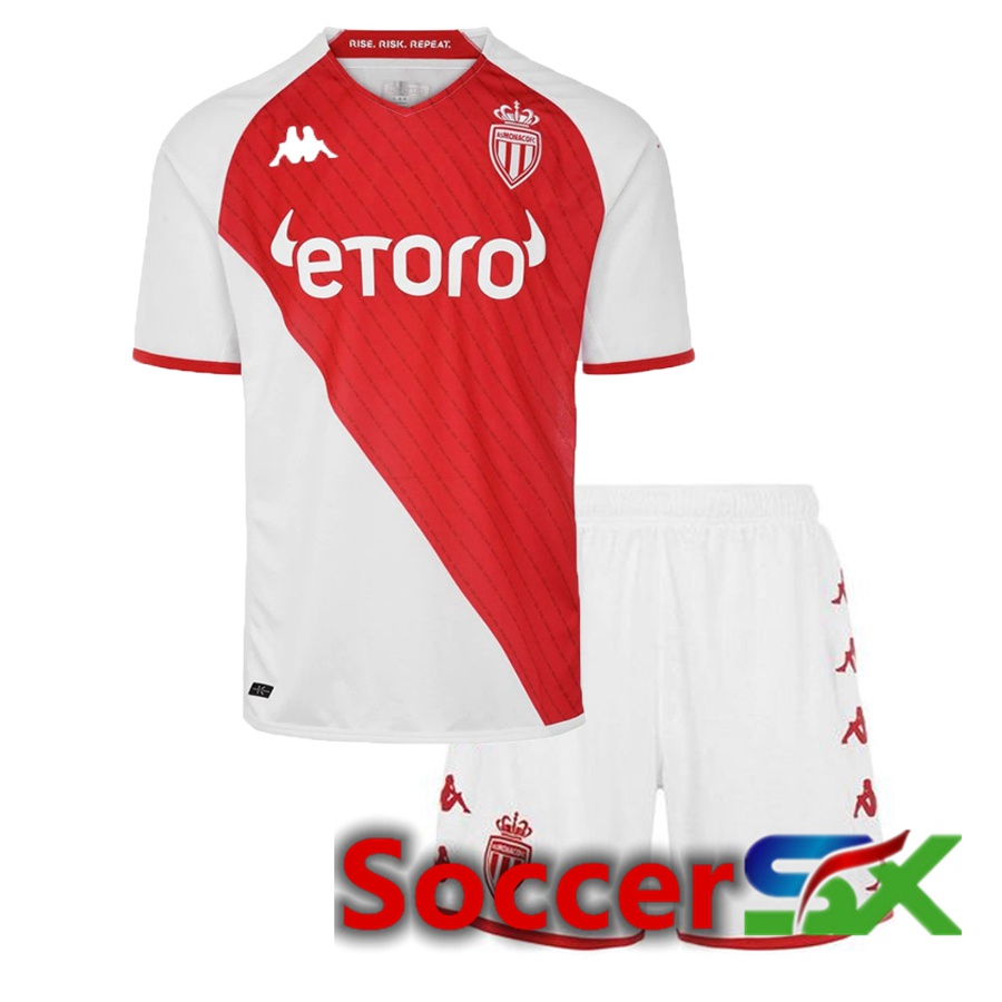 AS Monaco Kids Home Jersey 2022/2023