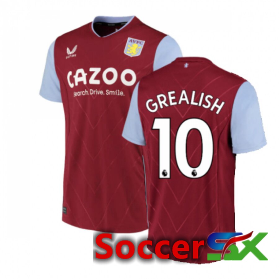 Aston Villa (GREALISH 10) Home Jersey 2022/2023