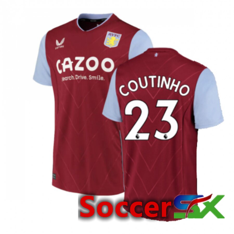 Aston Villa (COUTINHO 23) Home Jersey 2022/2023