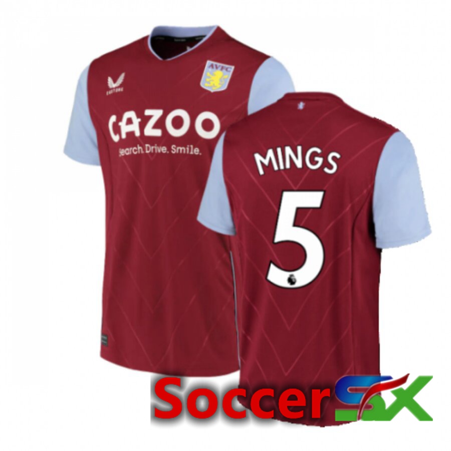 Aston Villa (MINGS 5) Home Jersey 2022/2023