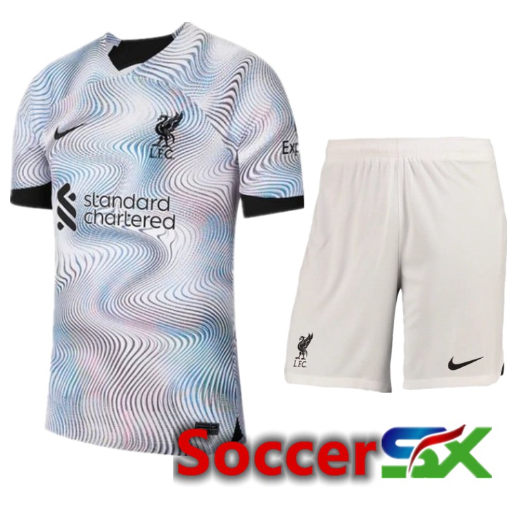 FC Liverpool Away Jersey + Shorts 2022/2023