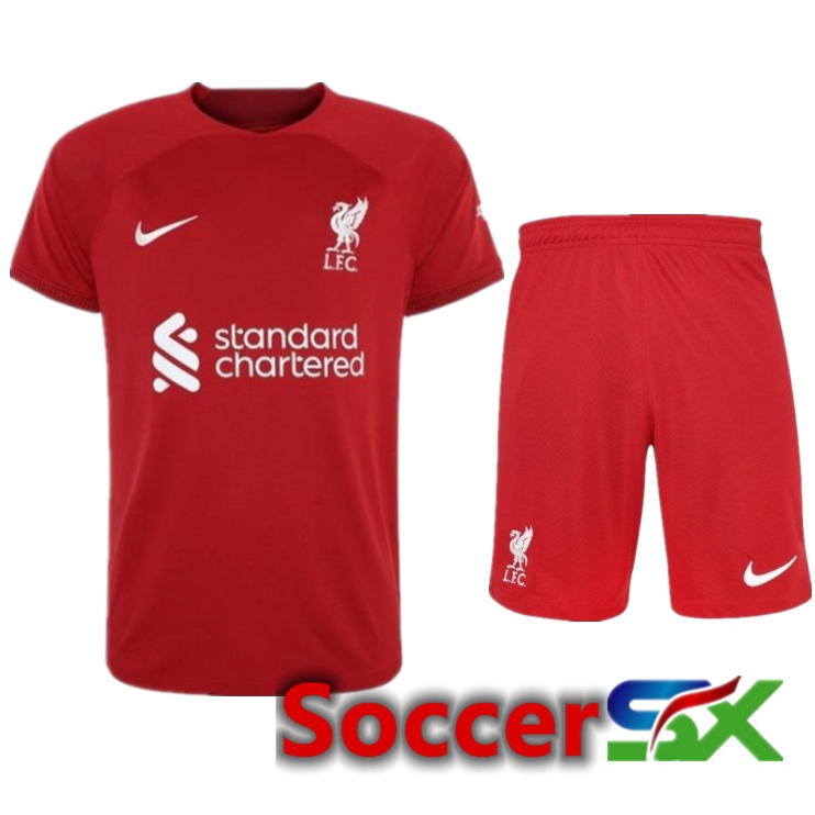 FC Liverpool Home Jersey + Shorts 2022/2023