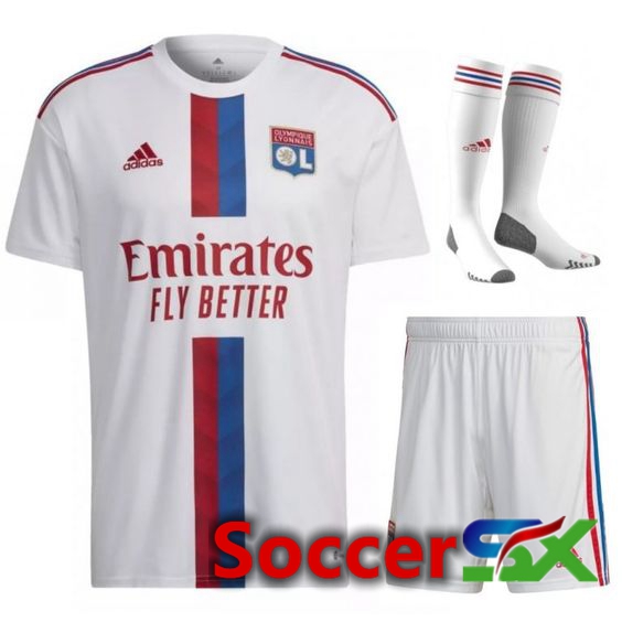 Lyon OL Home Jersey (Shorts + Sock) 2022/2023