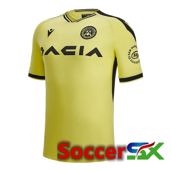 Udinese Calcio Away Jersey Black Yellow 2022/2023