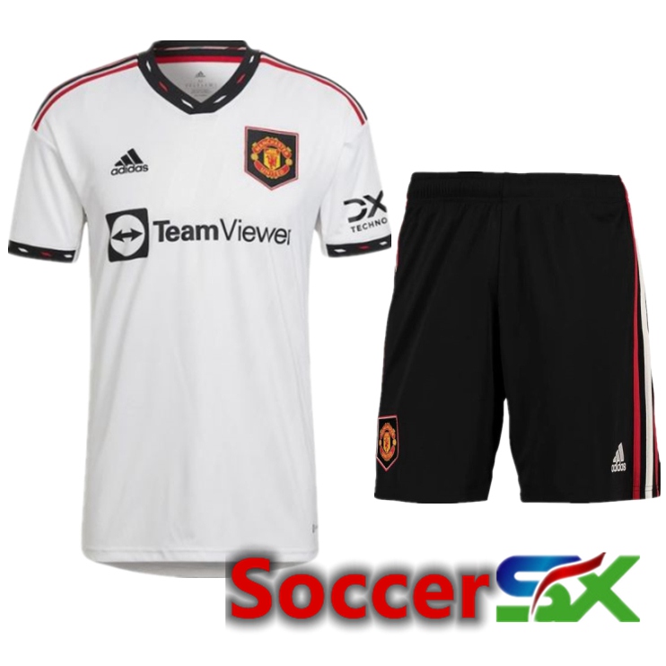 Manchester United Away Jersey + Shorts 2022/2023