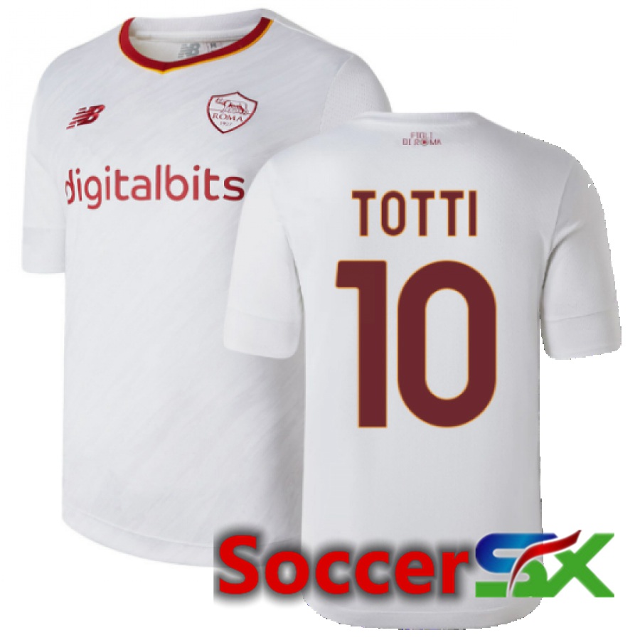 AS Roma (Totti 10) Away Jersey 2022/2023