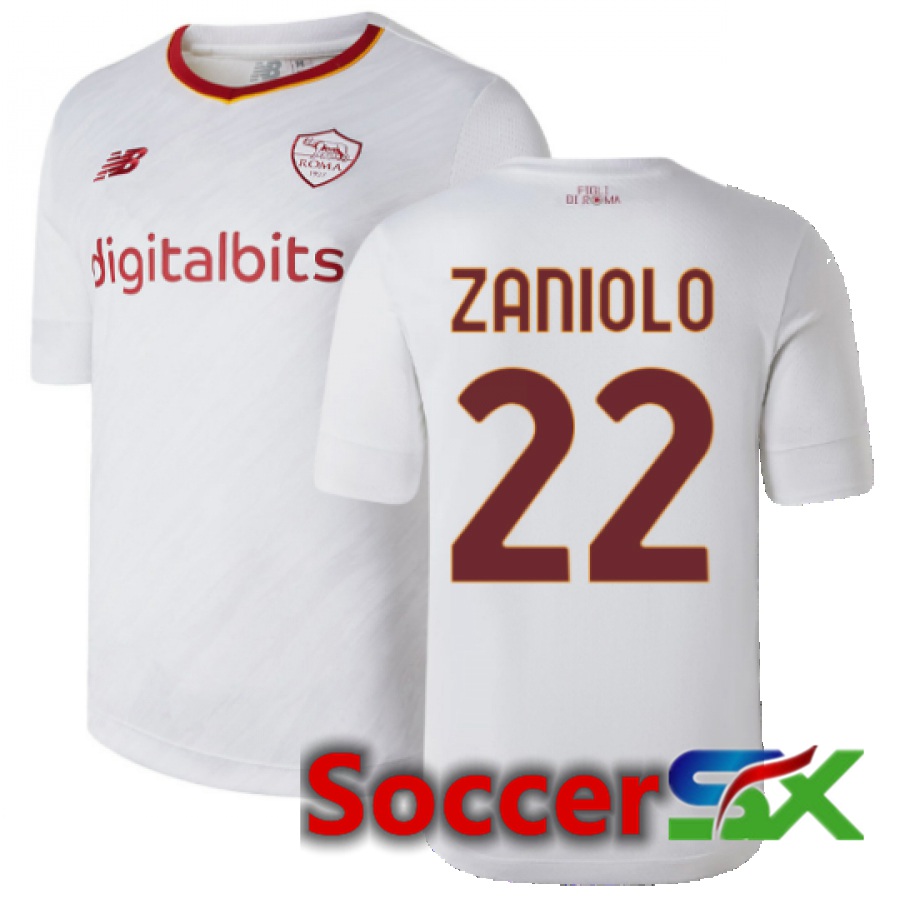 AS Roma (Zaniolo 22) Away Jersey 2022/2023