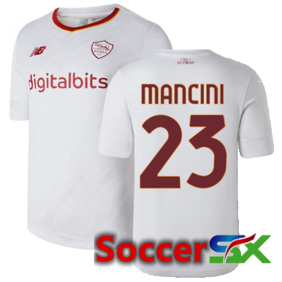 AS Roma (Mancini 23) Away Jersey 2022/2023