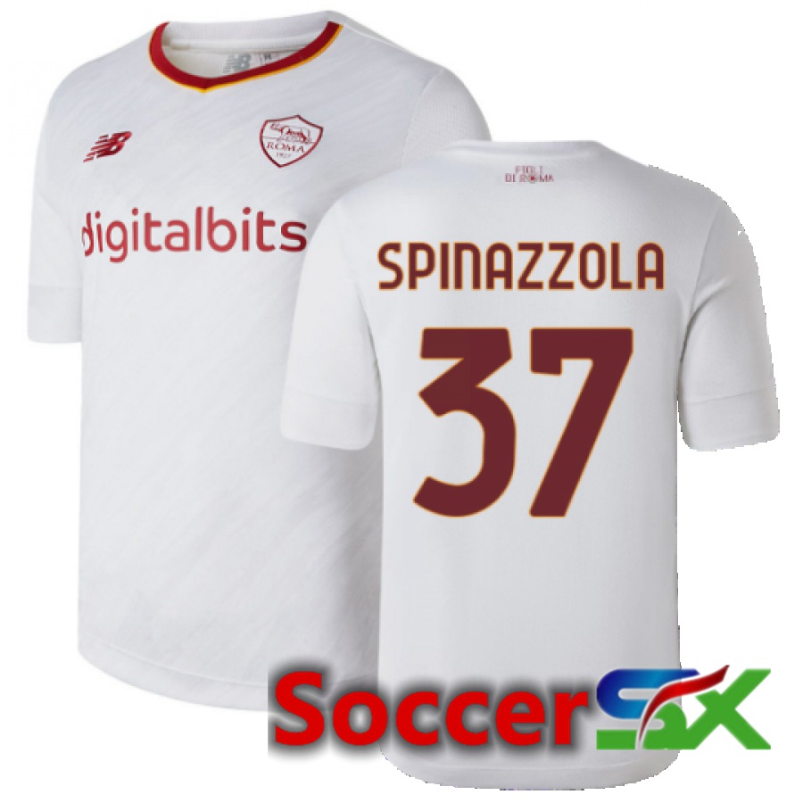 AS Roma (Spinazzola 37) Away Jersey 2022/2023
