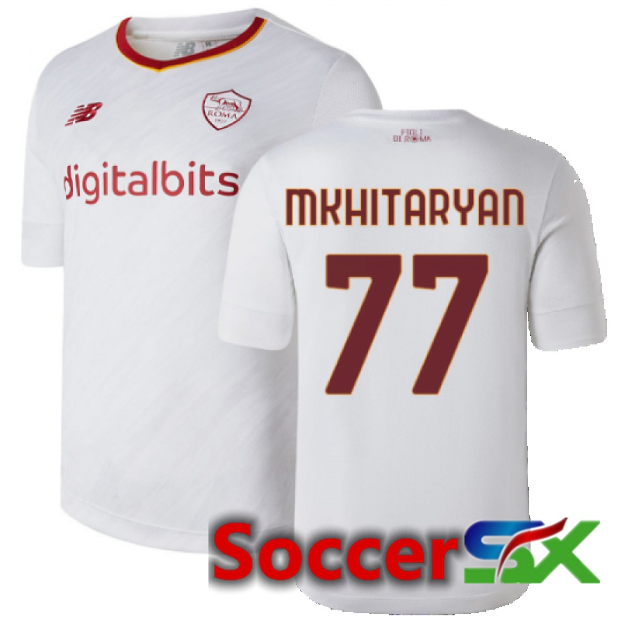 AS Roma (Mkhitaryan 77) Away Jersey 2022/2023