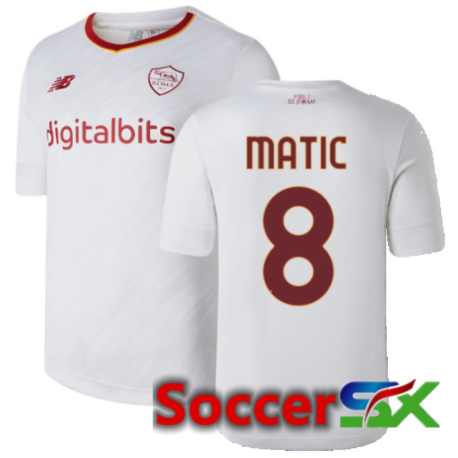 AS Roma (Matic 8) Away Jersey 2022/2023