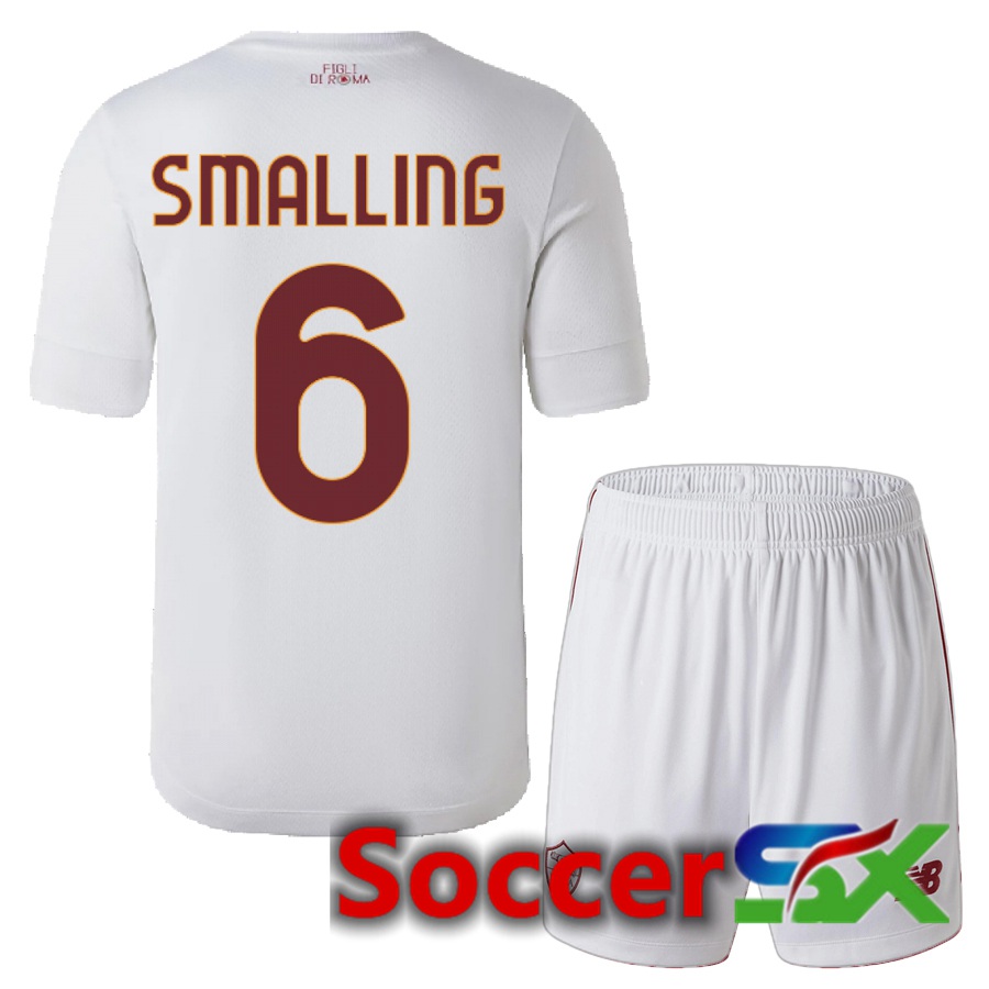 AS Roma (Smalling 6) Kids Away Jersey 2022/2023