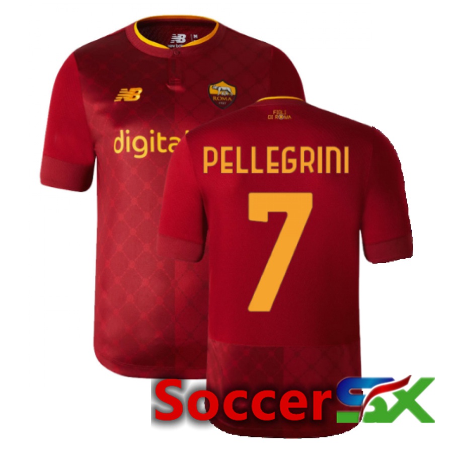 AS Roma (Pellegrini 7) Home Jersey 2022/2023