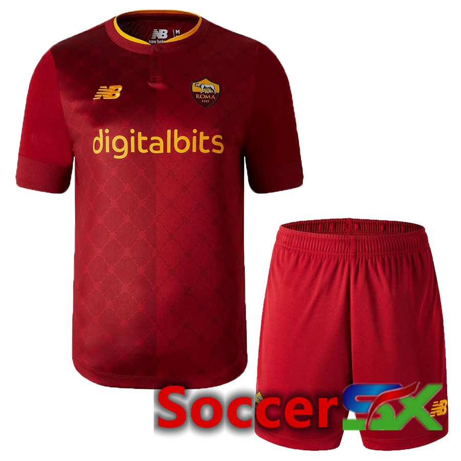 AS Roma Kids Home Jersey 2022/2023