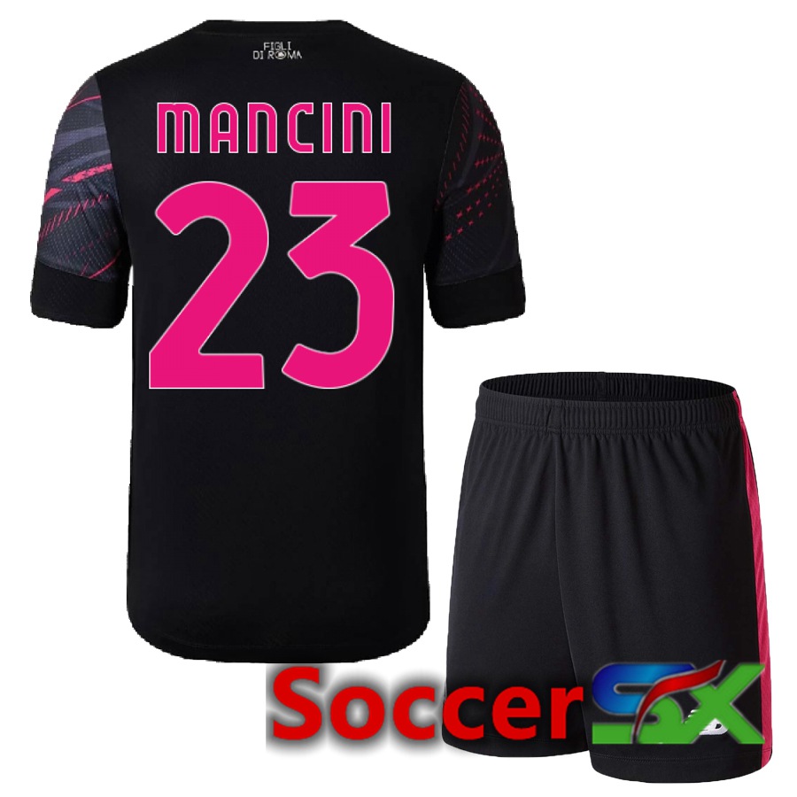 AS Roma (Mancini 23) Kids Third Jersey 2022/2023