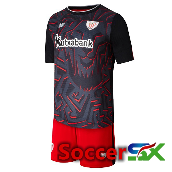 Athletic Bilbao Kids Away Jersey Black 2022/2023