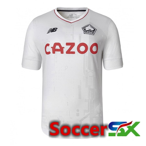 Lille OSC Away Jersey White 2022/2023