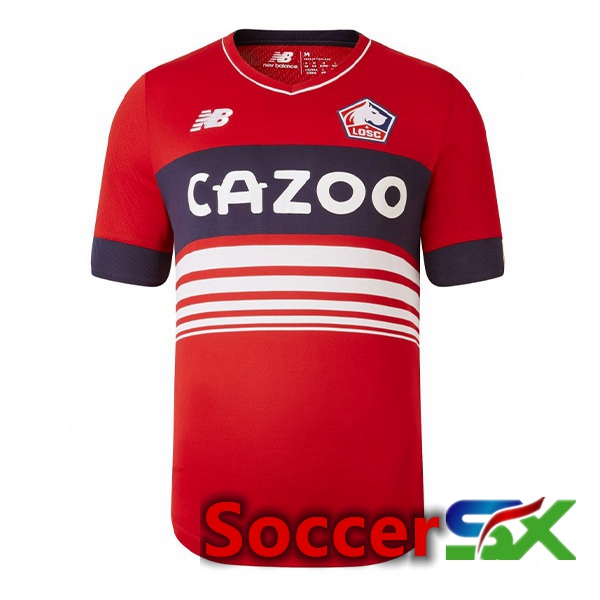 Lille OSC Home Jersey Red 2022/2023