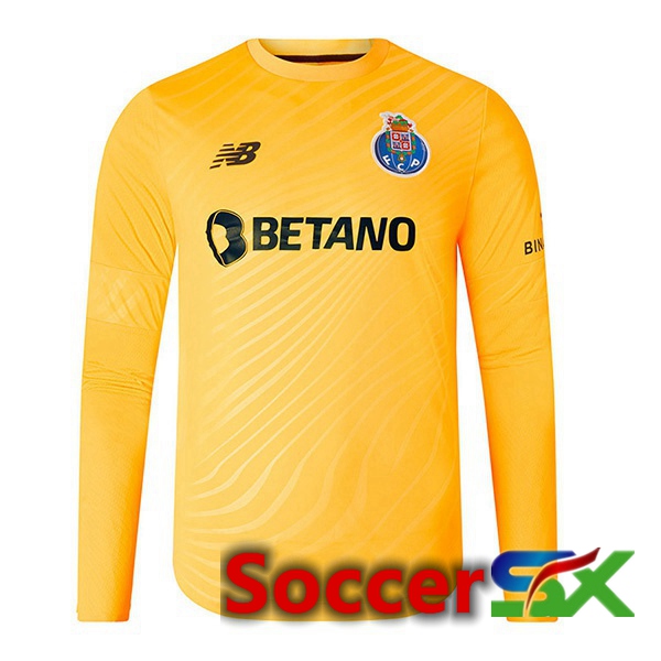 FC Porto Jersey Goalkeeper Long Sleeve Yellow 2022 2023